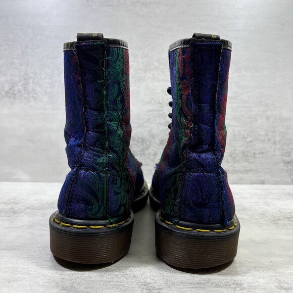 Dr Martens Vintage Made In England Paisley Boots - Women's Size UK 5 / US 7 - Picture 6 of 13
